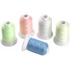 Simthread 5 bobine di filo fosforescente 500M - per Brother, Babylock, Janome, Singer, Kenmore Ricamo macchina