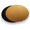 VIRSUS Dischi Sottotorta in Cartone di Colore Oro RC30, Diametro 30 cm, Piatto Vassoio Monouso Rotondo per Pasticceria, per Decorare, Servire e Trasportare Torte e Dolci, 10CFx5PZ (50)