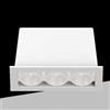 TEKHOME Faretto LED da Incasso Rettangolare 6W, 3 Spot, CRI ≥90, Fascio 24°, Alluminio Bianco, AC 200-240V, Faretti da Incasso per Cartongesso e Controsoffitto, 3000K/4000K/6500K, 1 Pezzo, XTD-3