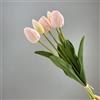 ABCWARRT Tulipani Artificiali Bouquet PU Real Touch Fiori Falsi Decorazione di Matrimonio Simulazione Tulipano Fiore Rosa Ristorante Decorazione Hotel (Rosa)