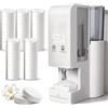 Mocoli Scaldasalviette, Elettrico Riscaldatore per Asciugamani 55°C Scalda Salviette per Centri Estetici Spa e Casa con 500ml Serbatoio dell'Acqua e 100 Portatile Asciugamani Compressi
