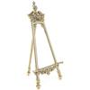 arterameferro Fabris Uber Espositore Reggipiatto Cavalletto Barocco Ottone H.cm.33 per Piatti da Collezione
