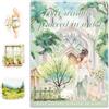 MIANRUII 20 pagine PET Scrapbook Estetico Vintage Stickers 100+ Journal Scrapbooking Carta Accessori per Junk Magazine Winter Themed Scrapbooking Sticker (Primavera)