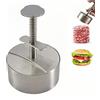 MxSplorion Pressa per hamburger in acciaio inox, 10 cm regolabile, Hamburger Patty Maker, stampo antiaderente in acciaio inox 304, per carne di manzo, verdure, barbecue, hamburger, gustosi hamburger