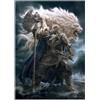 Displate - Poster in metallo - Wall Art - Elden Ring - Lands Between - Godfrey - Dimensione M - 32 x 45 cm opaco
