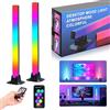 Euakee Smart LED Light Bars, Led TV Retroilluminazione Intelligente, Lampada RGB Torre di Illuminazione, Intelligente Arcobaleno con APP e Telecomando per PC, TV, Sala Giochi e Case Copmuter (42CM180°)