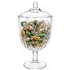 Ballon C'Art Caramel Coppa Piana Gambo Corto con Coperchio - Ø16 × H20 cm | Alzatina