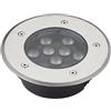 QICBYING Faretto Da Giardino Interrato, Faretto Da Incasso Per Esterni, Faretti LED Da Interro Ultrasottili, Proiettori Da Incasso Impermeabili IP67, Illuminazione Paesaggistica(Yellow,9W(150*50mm))
