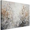 Feeby Quadro su Tela Non Tessuta - Stampa Su Tela - Piante Astratte Botaniche Oro - 30x20 cm - Decorazione Murale - Moderno Soggiorno - quadri moderni soggiorno - poster