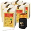 Equilibra 6x Equilibra Estratto Puro di Ginseng Coreano Rivitalizzante Tono ed Energia per Mente e Corpo - 6 Barattoli da 30g