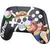 SUBSONIC - Controller Wireless One Piece Luffy Fishman - Switch 2 - Nero | Licenza Ufficiale, Controller Ergonomico, LED Programmabile, Vibrazione, Giroscopio per Nintendo Switch 2 e Switch