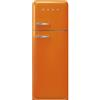 Smeg FAB30ROR6 frigorifero con congelatore Libera installazione 294 L Arancione Made in Italy