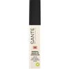 SANTE Naturkosmetik Mineral Wake up correttore 02 beige caldo, liquido, copre ombre e macchie, con acido ialuronico naturale, vegano, 8 ml