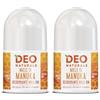 Deo Naturals Deodorante Roll-on con Miele di Manuka 50 ml - antisettico Deo Naturals (Confezione da 2)