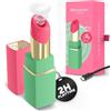 Womanizer Vibratore clitorideo a suzione Womanizer Beauty | Stimolatore Pleasure Air donne & coppie | Stimolatore clitorideo discreto 6 velocità | Sex toy per adulti impermeabile ricaricabile | Verde e rosa