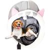 Generisch Cuccia riscaldata per gatti e cani, riscaldamento USB per animali | domestici, cuscino termico termostato rimovibile, grotta interna in peluche lavabile, riscaldato per animali domestici, cani