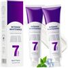 SunTaYon 2 Pezzi Dentifricio Sbiancante 7-Pro, 7Pro Dentifricio | Contiene 7 Tipi di Probiotici per Sbiancare i Denti, Rinfrescare l'Alito e Rimuovere le Macchie dai Denti