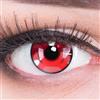Meralens Lenti a Contatto Colerate 'Anime Arc 3 Red' - Cosplay Rosse senza Gradazione - con porta lenti a contatto - ideali per Manga Anime Halloween - Durata 1 Anno - 1 Coppia senza correzione