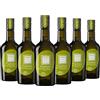 MONINI, Olio Extra Vergine di Oliva Biologico Monocultivar Frantoio, 100% Italiano Bio, Olive del Centro Italia, Cartone da 6 Bottiglie da 500ml
