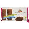 Biscottificio Grondona Biscottoni all'Olio E.V.O. senza Zuccheri Cacao - Vaschetta da 290 g - [confezione da 6]