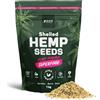 Q Honey Food Semi di Canapa Decorticati Crudi 1 kg, Cuori di Canapa, Ricchi di Proteine | Omega 3 e 6, fibre e aminoacidi - vegano, senza glutine, senza OGM, per frullati, insalate e prodotti da forno