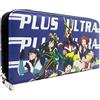 My Hero Academia All Might Plus Ultra Class 1-A Portafoglio/Portamonete Clutch Tasca per Monete & Porta Carte, Blu