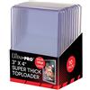 Ultra Pro Ultra-PRO 194039 Gioco Toploader 3 X 4 Super Thick 180Pt, 10 Pezzi