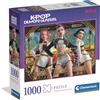 Clementoni - Puzzle 1000 Pezzi KPop Demon Hunters, per Adulti e Ragazzi | Illustrazione KPop Demon Hunters, Idea Regalo, Square Box, Made in Italy, 70x50 cm, 84028