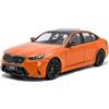 Solido BMW G90 M5 Sedan - Limousine M compatta, look sportivo, tetto nero, ruote in lega leggera, Diecast Modellino Auto Arancio III 1:43