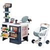 Smoby - Smarty Market - Negozio Giocattolo per Bambini con registratore di Cassa, Bilancia Meccanica, Scanner con luci e Suoni, 42 Accessori Inclusi, età 3+, Prodotto in Francia