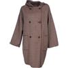 WEEKEND MAX MARA CAPPOTTO WEEKEND MAX MARA IN DOPPIO DRAP DI LANA 001 MARRONE Donna