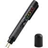 VBGURR Tester Liquido Freni Universale Penna Controllo Olio Auto | Strumento di Test con 5 LED Indicatore di Umidità per Fluidi Automotive DOT3 DOT4 DOT5, Rilevatore Portatile e Preciso
