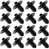 ECSiNG 30Pcs Clip Per Rivestimento Interno Del Passaruota Fermagli Per Paraurti Rivestimento Del Pannello Della Carrozzeria 4D0807300 In Plastica Compatibili Con Audi Q3/Q5/Q7/A2/A4/A5/A8/S8/TT Nero
