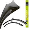 WIPERS-SHOP Tergicristalli compatibili con Audi RSQ3 Sportback | anno di costruzione 06/19 | Basic Action | Set per parabrezza | Lunghezza: 600/500 mm