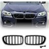 AUSMILA Kit griglia paraurti anteriore con luce LED per BMW Serie 5 F10 F11 2011-2017