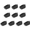 ECSiNG 10 Pezzi Clip Per Griglia Paraurti Anteriore Compatibile Con Land Rover Range Rover 2010-2012 Compatibile Con Land Rover Range Rover SPORT 2010-2013 OE LR018173 33,5x15mm Nero