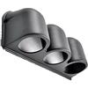 Mintice 12V Auto 2 52mm Triplicare Foro Portacialde Calibro Porta Supporto | Mintice 12V Auto 2 52mm Universale Nero Triplicare Foro Portacialde Calibro Porta Manometro Supporto Calibro Cruscotto