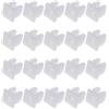 Be In Your Mind 20x Occhielli Per Viti Per Veicoli Inserti Dadi Espandibili Fermi Per Clip Di Montaggio In Plastica Bianca Universali Per Auto Barca Adatto Per Fori 7x7mm
