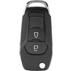 eMagTech Guscio per chiave a vibrazione a 2 pulsanti compatibile con Ranger T6 2015-2019 di ricambio per telecomando pieghevole custodia per portachiavi con lama non tagliata
