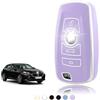 TOOMUME Cover Chiave Auto per BMW Serie 1 3 5 4 2 X3 F30 F20 F10 F25 F31 | Silicone Morbido, Antiurto, Anticaduta, Antigraffio, Custodia Protettiva Chiave per X4 X1 M4 G45 E84 F32 F33 520 320 118 116