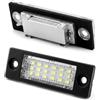 DigShambala 2 pezzi LED illuminazione targa per Golf 4 5 6 MK4 MK5 MK6 Pass-at Polo Eos | Compatibile con i seguenti modelli: Passat B5.5 (berlina), Passat B6 (Estate 2006-2007), Touran Mk1 (2003-2010 prima del.