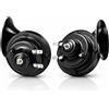 Medrialife 2 clacson a lumaca, 300 dB, 12 V, super forte, impermeabile, universale, per auto, camion e moto, con compressore, nero
