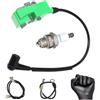 ISSICOO Bobina di accensione con candela di accensione per motosega Husqvarna Power Cutter K960 K960 K960 Rescue K960 Ring K970 III 510115603 544047503 580380502 594729602 580380506