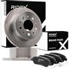RIDEX 3405B0975 Set d'assale Kit dischi e pastiglie Posteriore con guide di scorrimento con lamierino anticigolío Compatibilità con PEUGEOT BOXER Furgonato