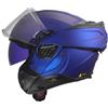 LS2, Casco Moto Modulare ADVANT II SOLID Navy Blue, L