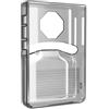 Generic Per Mangmi AIR Y/AIR Y PRO, custodia protettiva in TPU per console di gioco, cover ultrasottile trasparente e antiurto，Nero traslucido