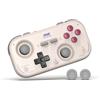 IINE Retro Pocket Game Controller with Hall Effect Joysticks, Switch 1 & 2 Compatible, Wireless Gamepad for Steam Deck, PC, Android, iOS, Customizable D-Pad, Vibration & Motion Control (Grey)