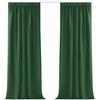 Deconovo Tende Oscuranti per Interni con Fettuccia, 2 Pannelli, 140x220 cm | Termiche Isolanti, 3 Modi di Montaggio, Moderne ed Elegante, per Camera e Soggiorno, Certificato OEKO-TEX, Verde Scuro