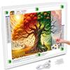 TOHETO A2 Light Pad 25,2''x18,4'', Grande Pannello Magnetico LED per Dipinti Diamantati, Scatola Luminosa a 3 Modalità di Colore per Ricalco, Tavolo Luminoso per Arte Diamantata a 6 Livelli e