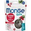Monge Gift Super M Skin Support Salmone e Mirtilli Rossi 150g Snack Cani